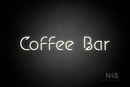 "COFFEE BAR" (Jelly Spirit font) - LED neon sign
