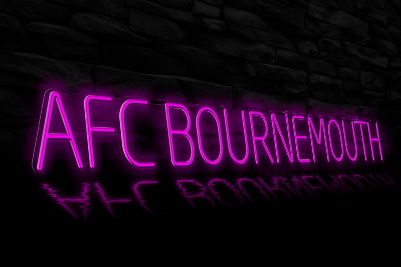 "AFC BOURNEMOUTH" - Licensed LED Neon Sign, AFC Bournemouth