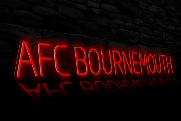 "AFC BOURNEMOUTH" - Licensed LED Neon Sign, AFC Bournemouth