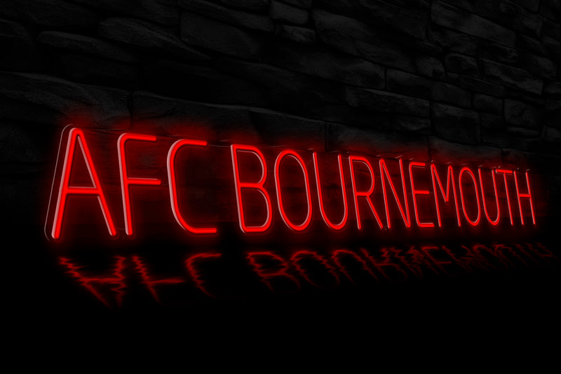 "AFC BOURNEMOUTH" - Licensed LED Neon Sign, AFC Bournemouth