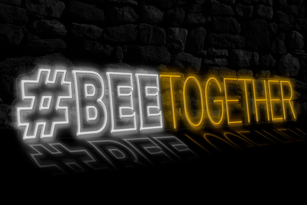 #BEETOGETHER (one line) - Licensed LED Neon Sign, Brentford FC