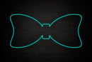Bow tie icon Male restroom - LED neon sign