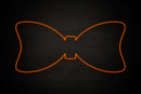 Bow tie icon Male restroom - LED neon sign