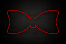 Bow tie icon Male restroom - LED neon sign