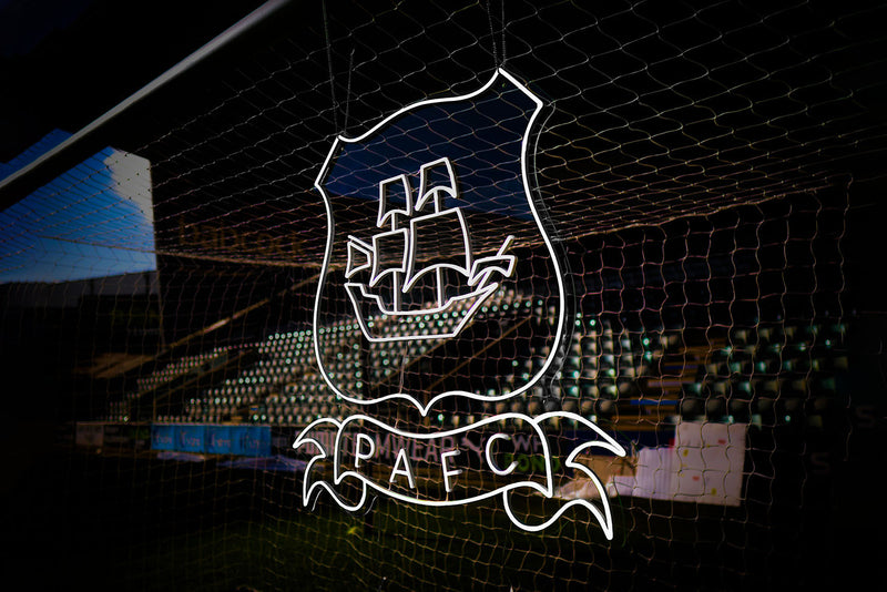 PAFC Crest - Licensed LED Neon Sign, Plymouth Argyle FC