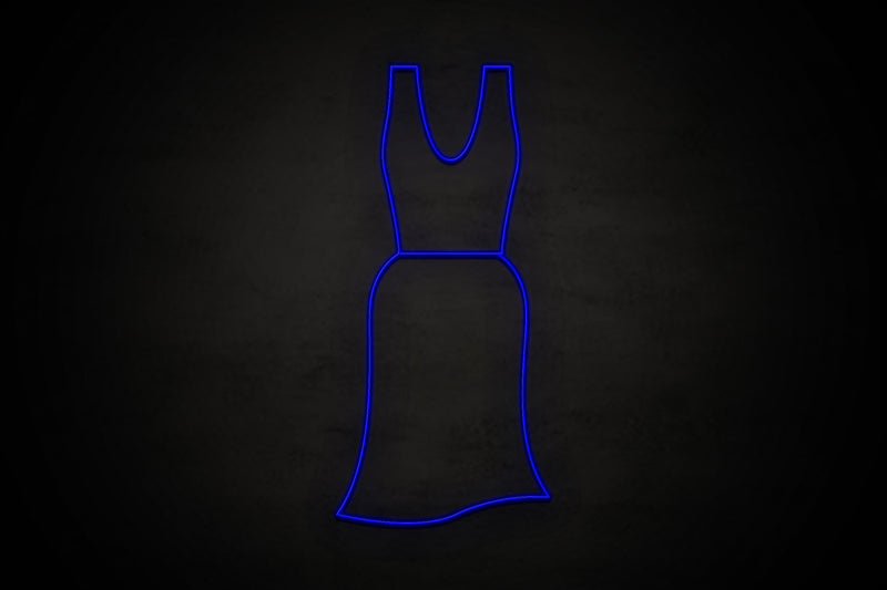 Female Dress restroom icon - LED neon sign