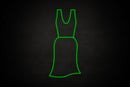 Female Dress restroom icon - LED neon sign