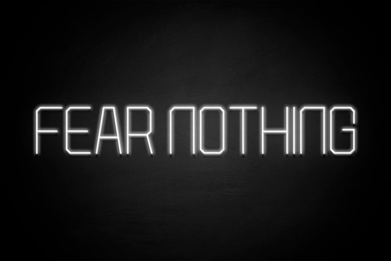 "FEAR NOTHING" - Licensed LED Neon Sign, Wolverhampton Wanderers FC