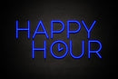 "HAPPY HOUR" - LED neon sign