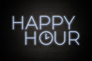 "HAPPY HOUR" - LED neon sign