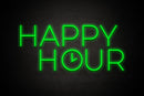 "HAPPY HOUR" - LED neon sign
