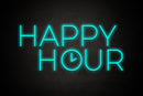 "HAPPY HOUR" - LED neon sign