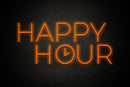 "HAPPY HOUR" - LED neon sign