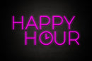 "HAPPY HOUR" - LED neon sign