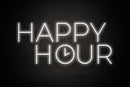 "HAPPY HOUR" - LED neon sign
