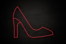 Heels icon Female restrooms - LED neon sign