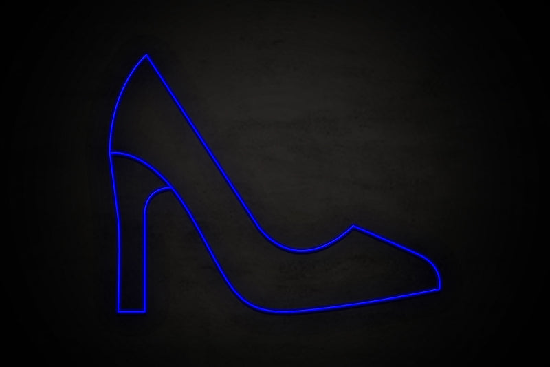 Heels icon Female restrooms - LED neon sign