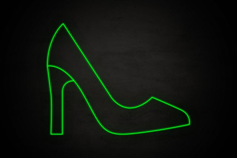 Heels icon Female restrooms - LED neon sign