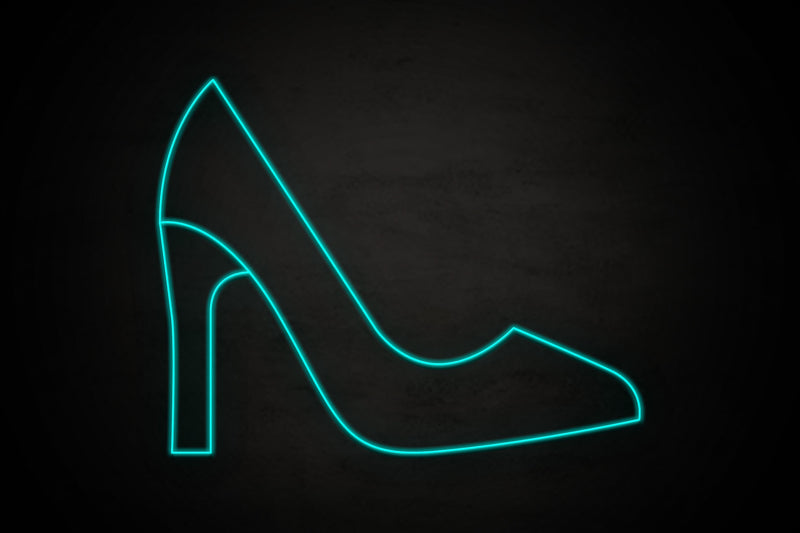 Heels icon Female restrooms - LED neon sign