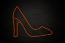 Heels icon Female restrooms - LED neon sign