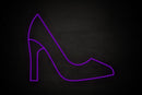 Heels icon Female restrooms - LED neon sign