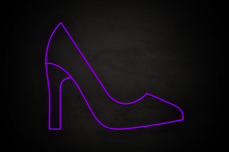 Heels icon Female restrooms - LED neon sign