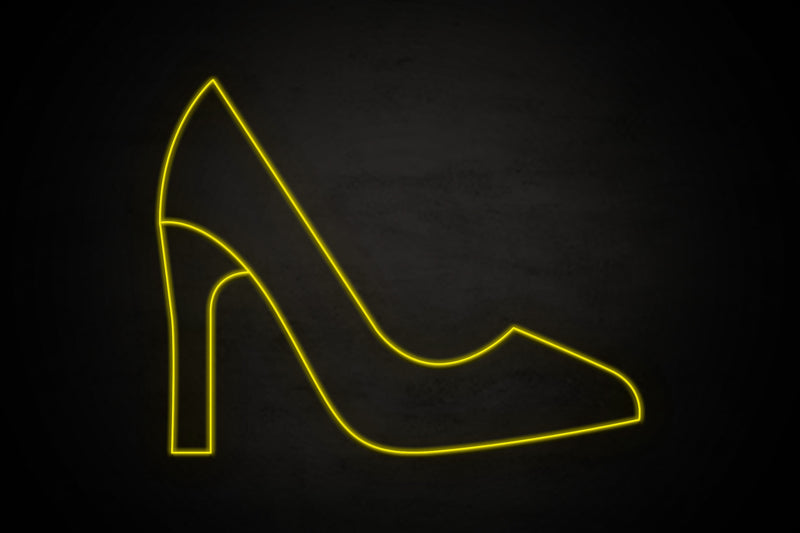 Heels icon Female restrooms - LED neon sign