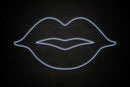 Female Lips restroom icon - LED neon sign