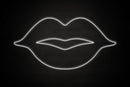 Female Lips restroom icon - LED neon sign