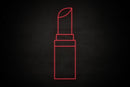 Lipstick icon Female restrooms - LED neon sign