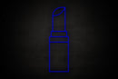 Lipstick icon Female restrooms - LED neon sign