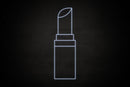 Lipstick icon Female restrooms - LED neon sign