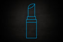 Lipstick icon Female restrooms - LED neon sign
