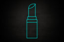 Lipstick icon Female restrooms - LED neon sign
