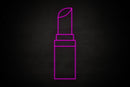 Lipstick icon Female restrooms - LED neon sign