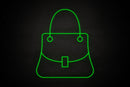 Purse icon Female restrooms - LED neon sign