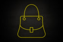 Purse icon Female restrooms - LED neon sign