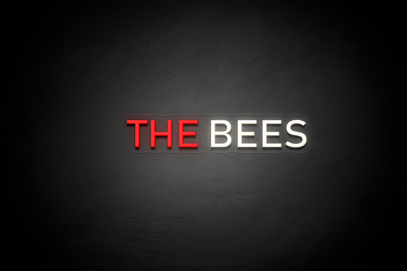 "THE BEES" - Licensed LED Neon Sign, Brentford FC