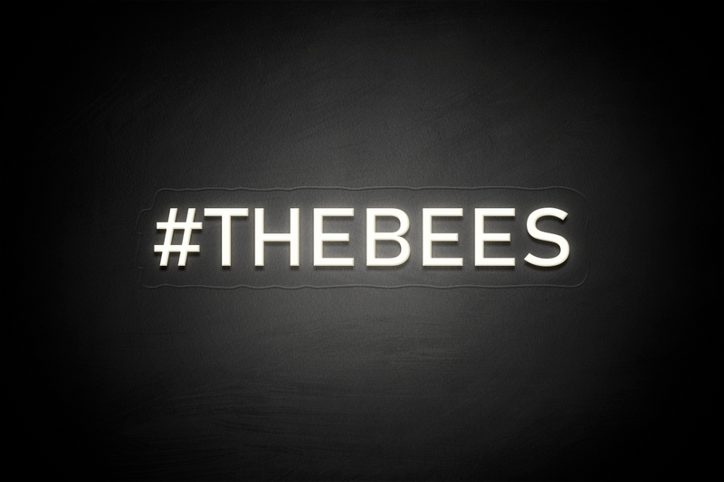 #THEBEES - Licensed LED Neon Sign, Brentford FC