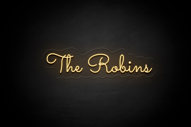 "The Robins" (Monty font) - Licensed LED Neon Sign, Swindon Town FC