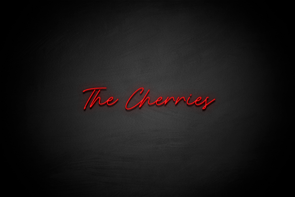 "The Cherries" - Licensed LED Neon Sign, AFC Bournemouth