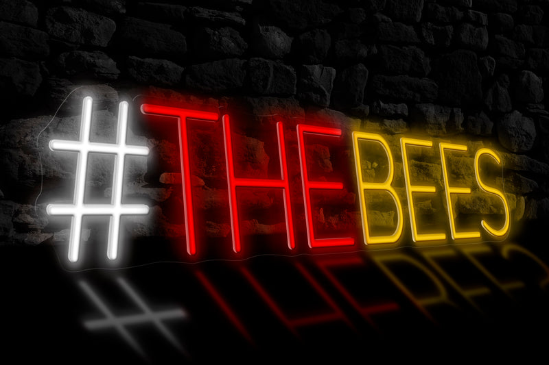 #THEBEES - Licensed LED Neon Sign, Brentford FC