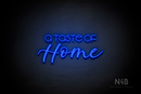 "A taste of Home" (Vangeline - Lazy Summer font) - LED neon sign