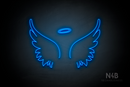 Angel Wings and Halo - LED neon sign