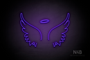 Angel Wings and Halo - LED neon sign