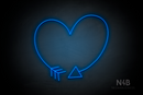 Arrow Heart - LED neon sign
