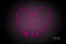 Arrow Heart - LED neon sign