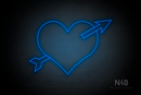 Arrowed Heart - LED neon sign