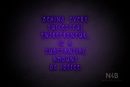 "BEHIND EVERY SUCCESSFUL ENTREPRENEUR, IS A SUBSTANTIAL AMOUNT OF COFFEE" (Thread font) - LED neon sign