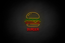 BURGER ("BURGER" Custom font) - LED neon sign
